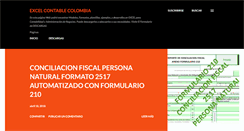 Desktop Screenshot of excelcontablecolombia.com